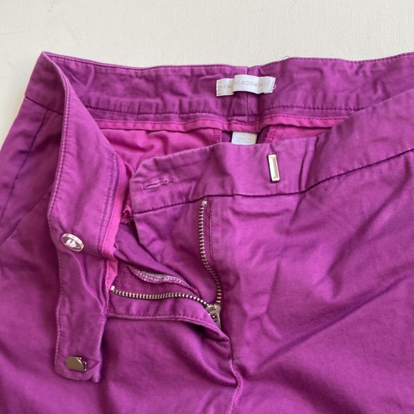 New York & Co. Womens Super Comfy Flat Front Stretch Trouser Ankle Pants, Size 6 - Picture 8 of 11